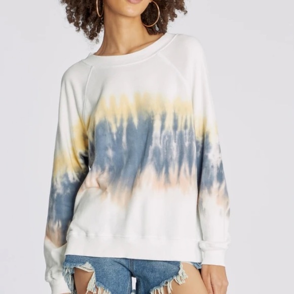 NWT Wildfox Sommers Tie-Dye Pullover Sweatshirt XS - Picture 2 of 7